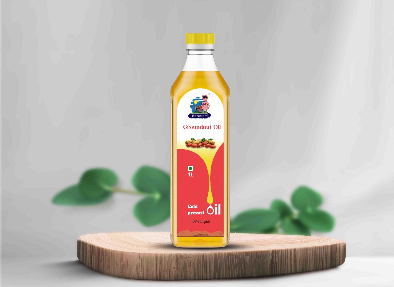 Shrestam Cold Pressed Groundnut Oil